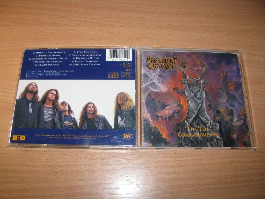 MALEVOLENT CREATION - The Ten Commandments  (1991 Roadracer) - фото фото фото 0