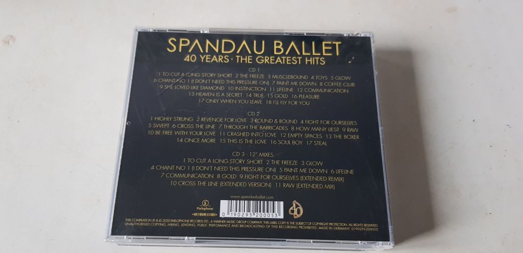 Spandau Ballet 40 Years Greatest Hits 3CD фірмовий - фото фото фото 1