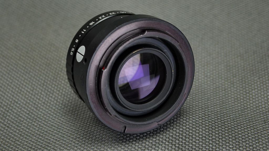 Schneider-Kreuznach Comparon 150mm/5,6 + адаптер Nikon F объектив для карданных камер или макромеха Вживане - фото фото фото 1