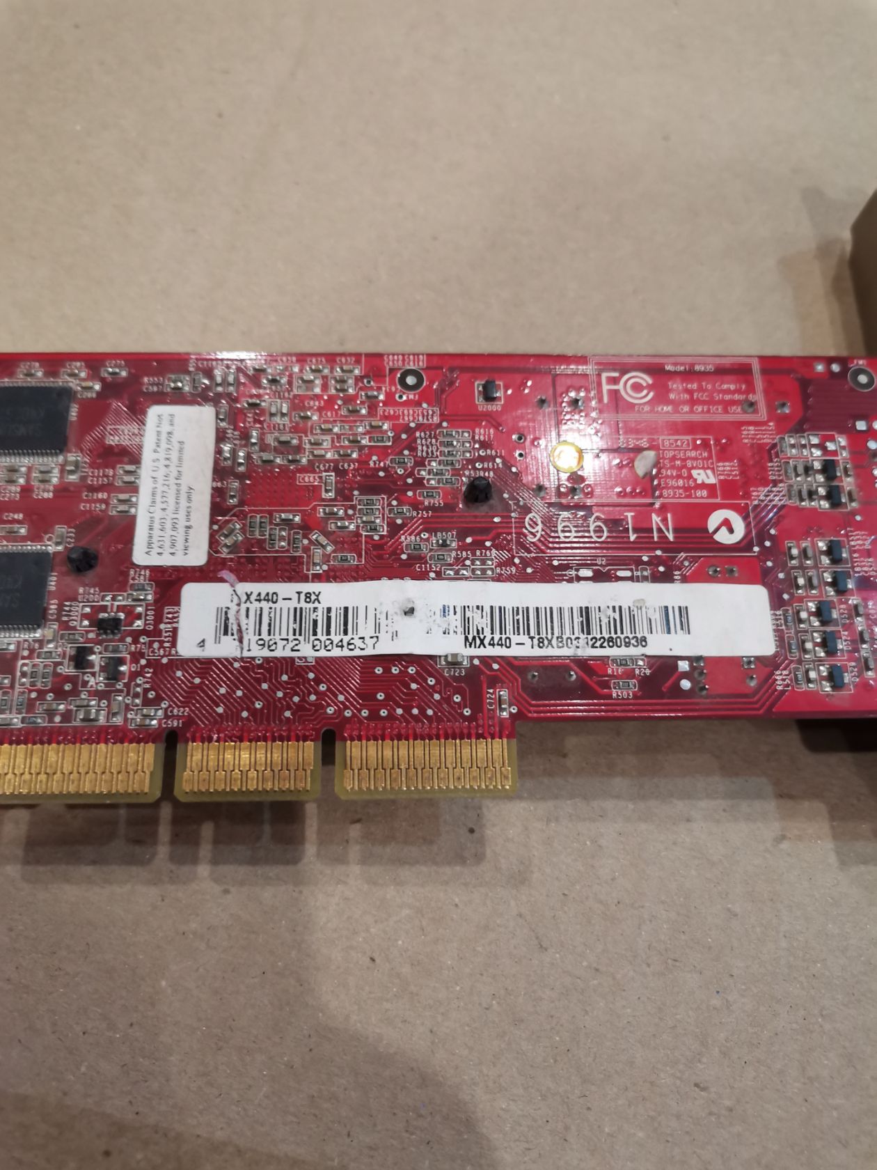 Видеокарта MSI GeForce4 MX 440-T8X AGP 8x DDR SDRAM - фото фото фото 3