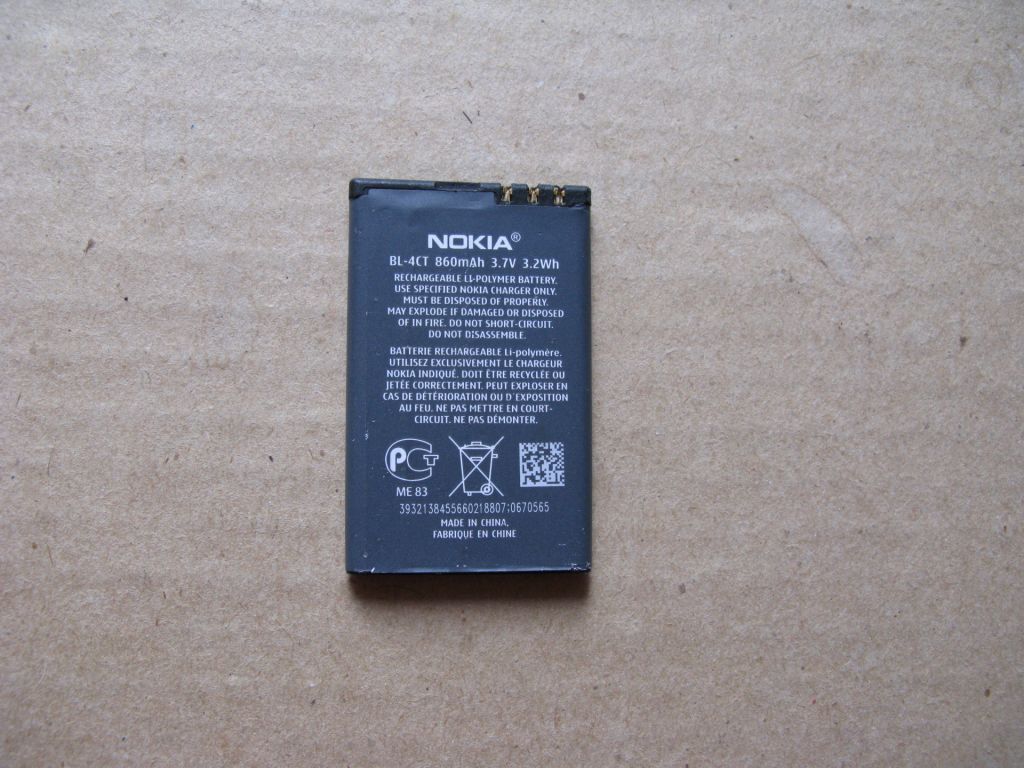 Аккумулятор Nokia BL-4CT     (860 mAh) - фото фото фото 1