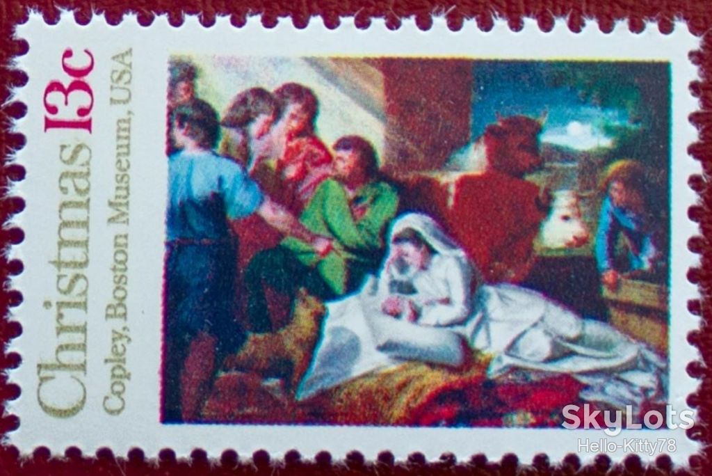 США 1976 Рождество искусство живопись Копли Mi 1289 MNH - фото фото фото 0