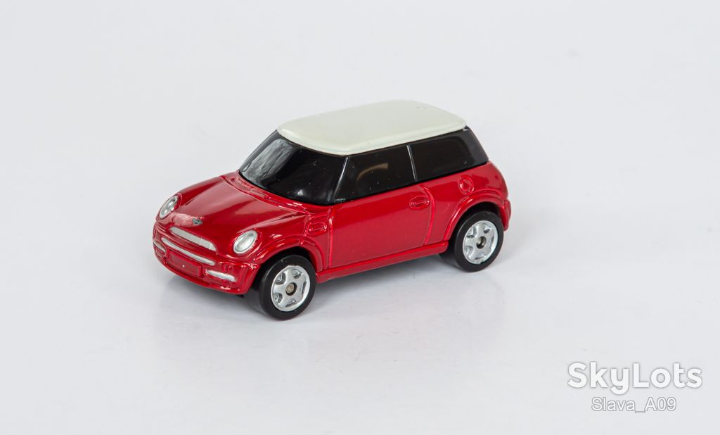 1:57 Mini Cooper 1 2001-06 red-white, Maisto #PD0227 2003 - фото фото фото 1