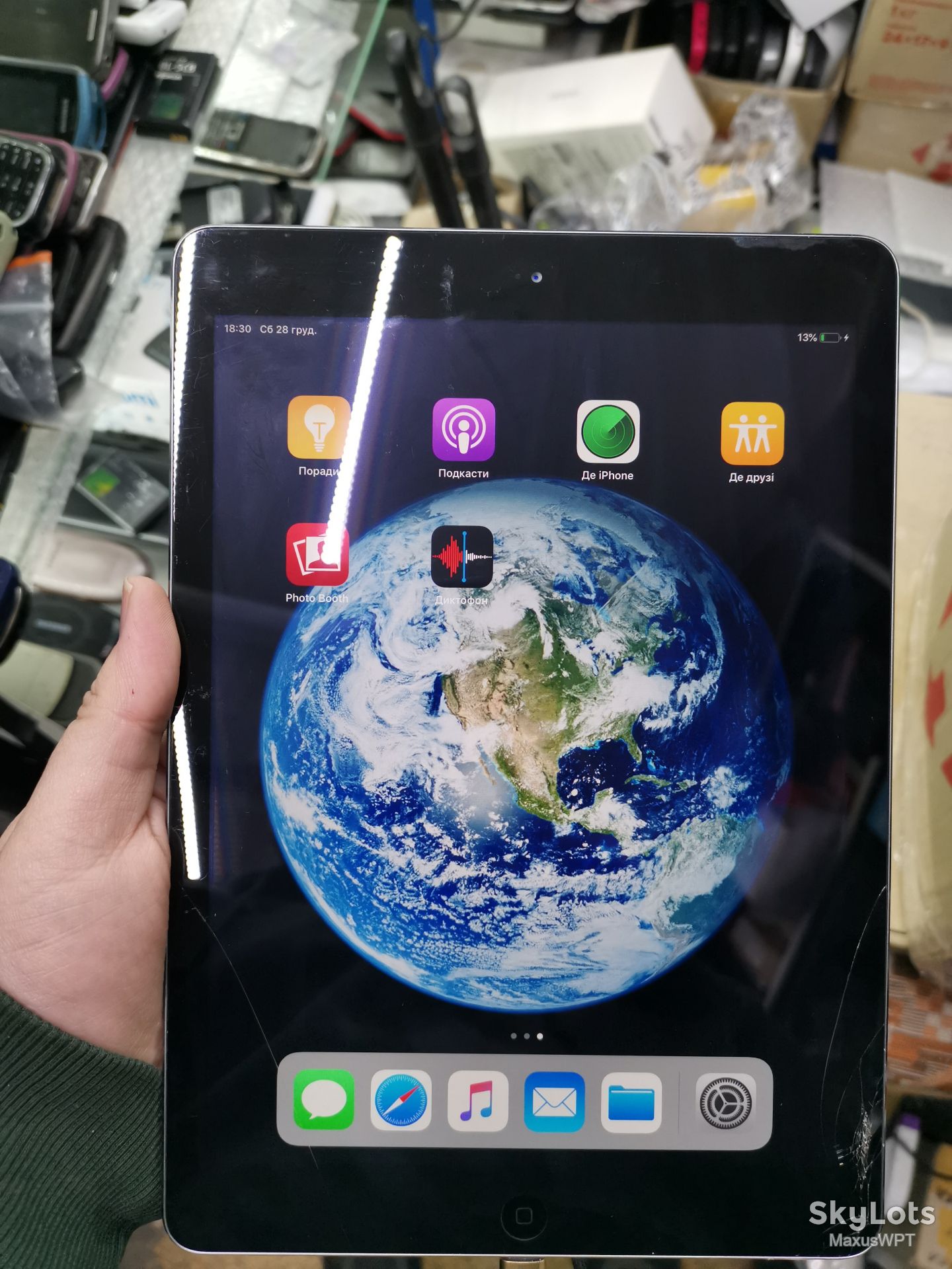 #1177 Sklad Apple Ipad Air silver 16 5 a1474 - фото фото фото 0