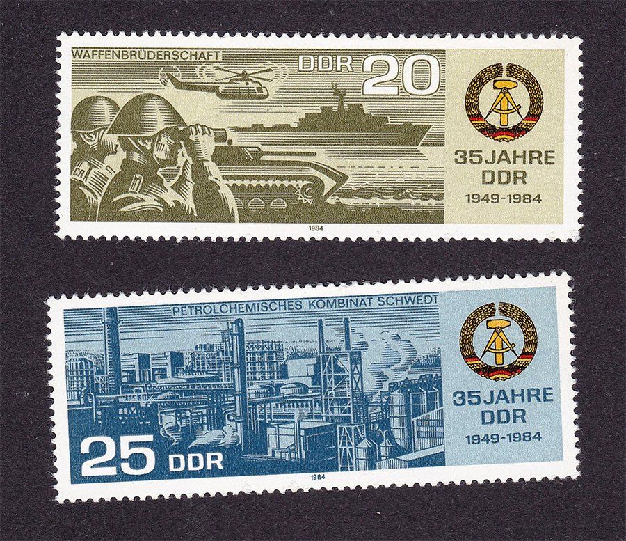 Авиация . ГДР 1984 г MNH - фото фото фото 0