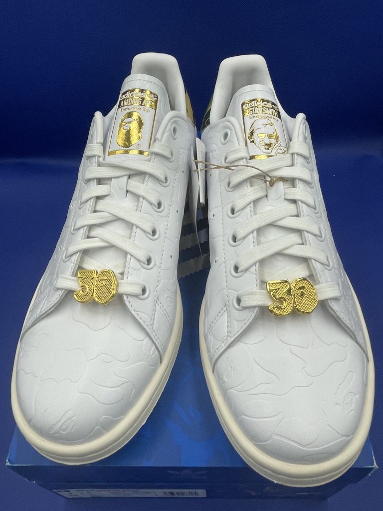 Кроссовки Adidas Stan Smith x BAPE IG1115  (US 9) - фото фото фото 7