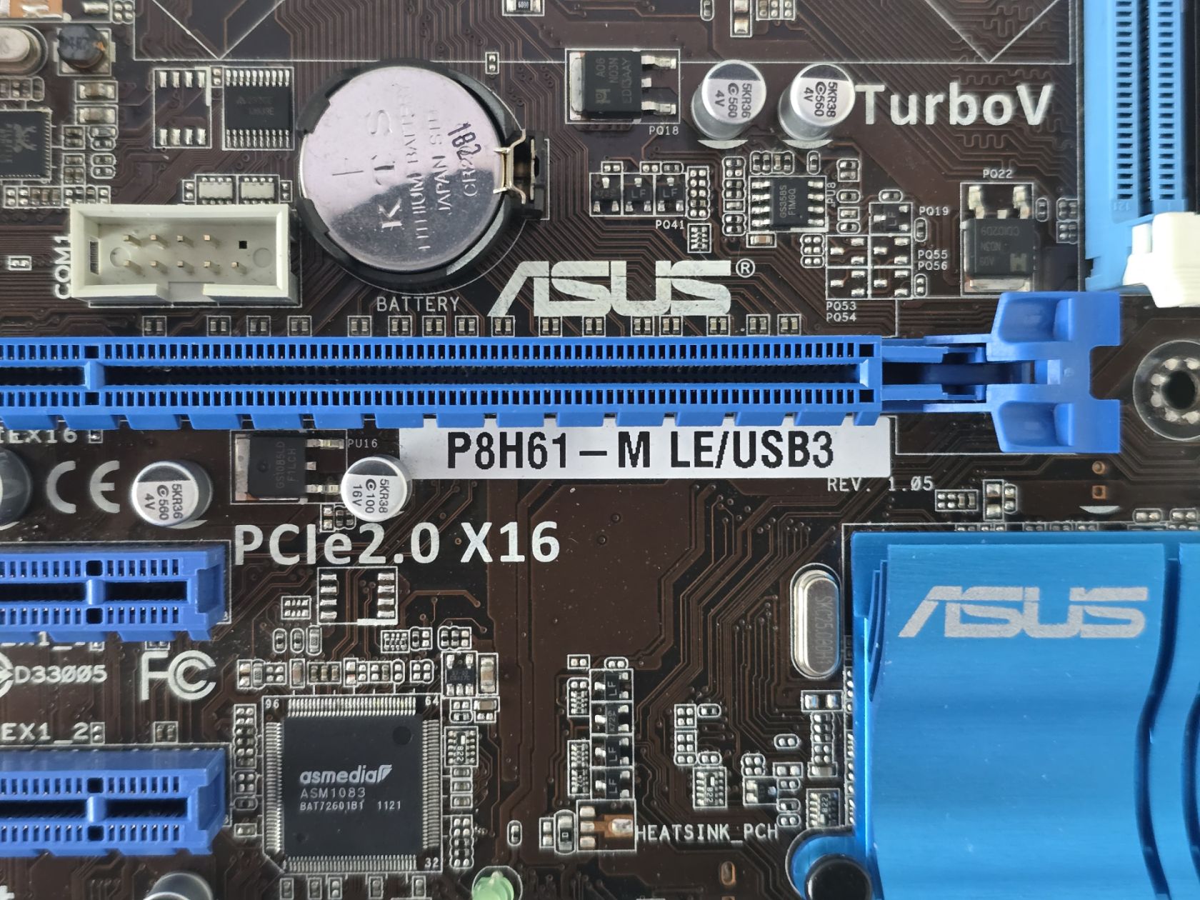 Материнська плата s1155 ASUS P8H61-M LE/USB3   (Socket 1155,DDR3,б/у) - фото фото фото 2