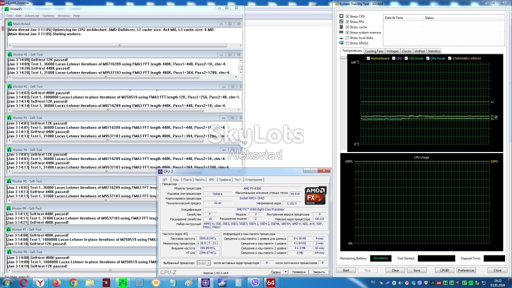 AMD FX-8300 3.3GHz 8MB Socket AM3+ 8 ядер 95вт Читать Описание!!!! - фото фото фото 3