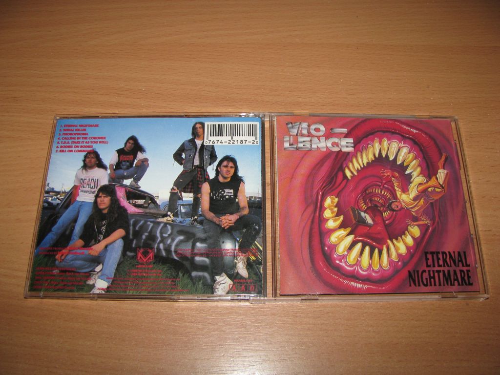 VIO-LENCE - Eternal Nightmare  (1988 Mechanic 1st press,USA) - фото фото фото 0