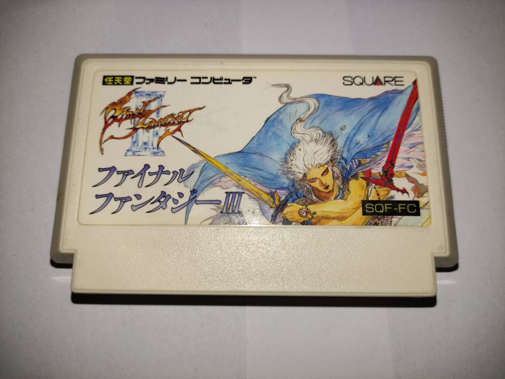 Final Fantasy III Famicom Nintendo тільки карт FC Японія, Сейви працюють - фото фото фото 0