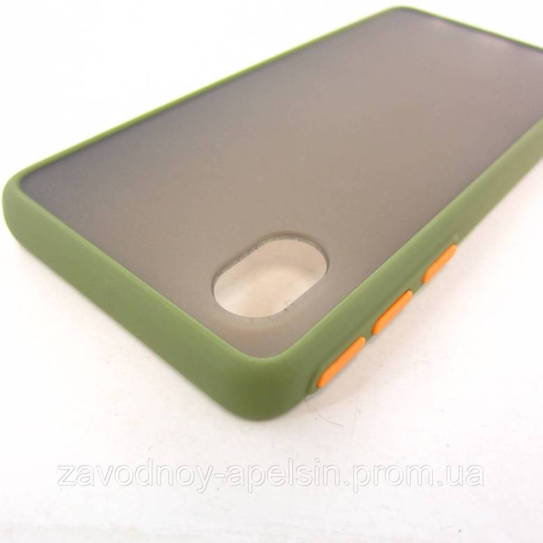 Samsung A01 core A013 Чехол матовый TPU+PC (зеленый) - фото фото фото 1