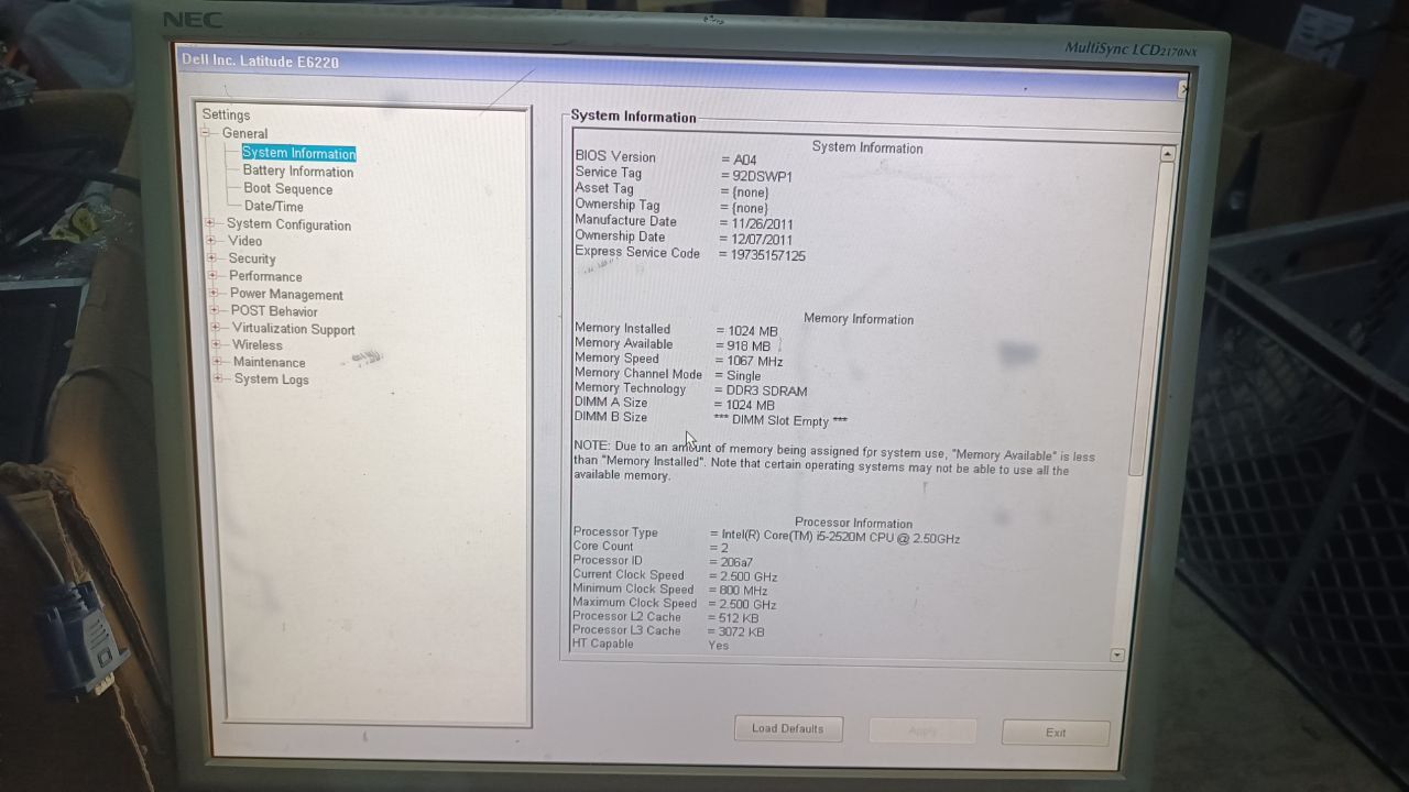 Ноутбук DELL Latitude E6220 i5 2520m рабочий Аукцион - фото фото фото 2