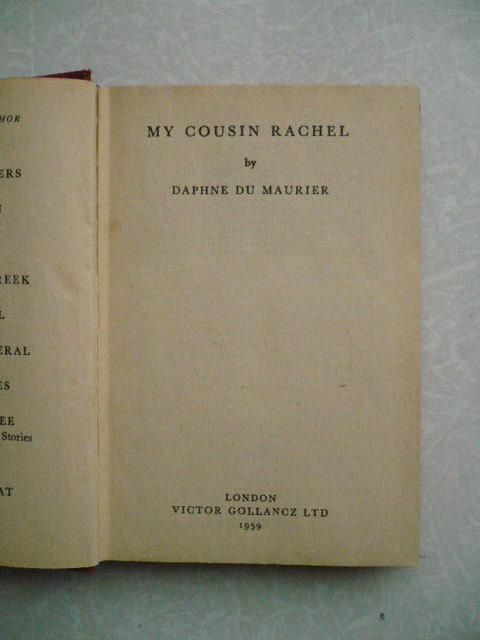 My Cousin Rachel Daphne du Maurier - фото фото фото 1