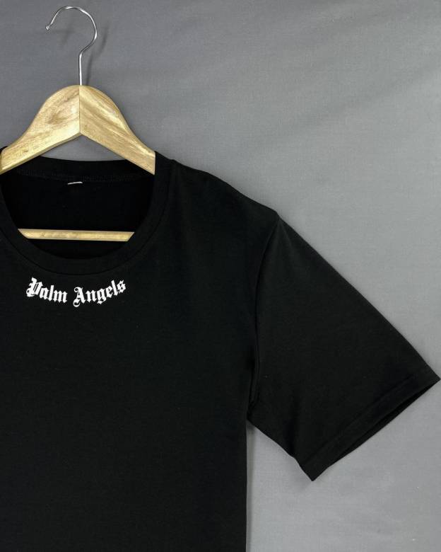Футболка Palm Angels черная - фото фото фото 8