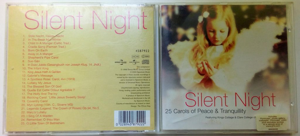 Silent Night - 25 Carols of Peace &amp; Tranquillity 1998 - фото фото фото 0