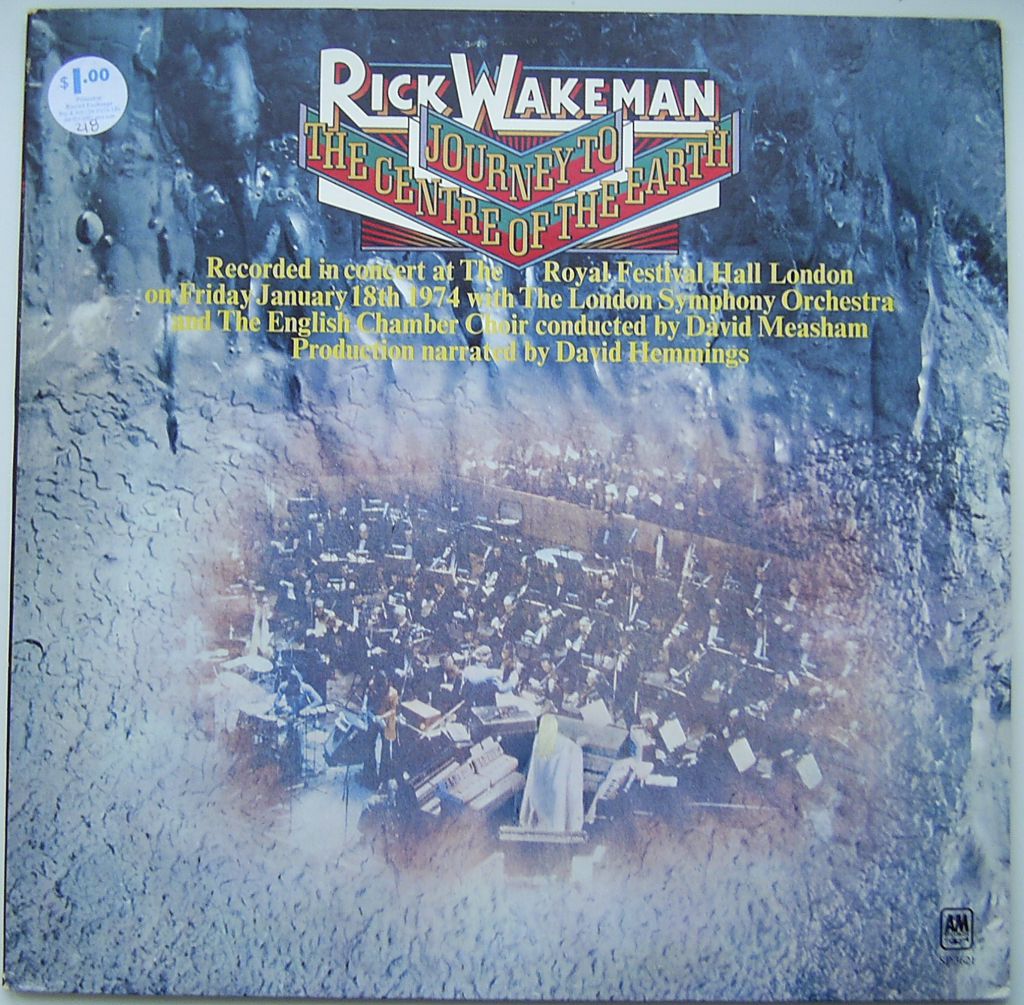 RICK WAKEMAN Journey To The Centre Of The Earth LP VG+/EX - фото фото фото 0