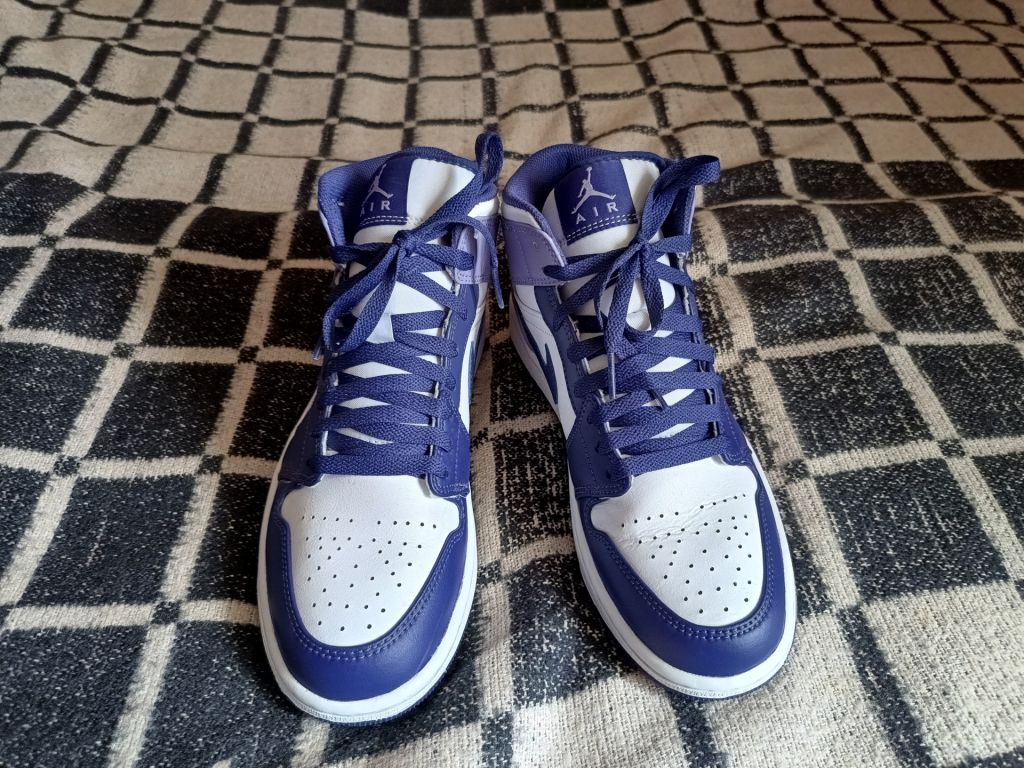 Кросівки Jordan 1 Mid Blueberry - фото фото фото 2