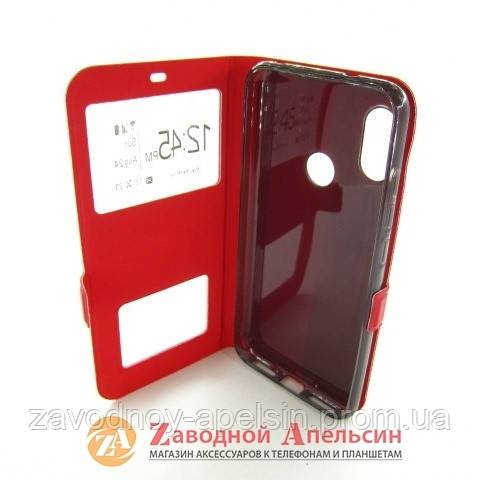 Чехол книжка Xiaomi Redmi 6 pro A2 lite Smart Case red - фото фото фото 2