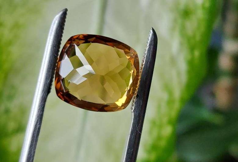 Цитрин 9.02 ct   13.6x12.7mm - фото фото фото 3