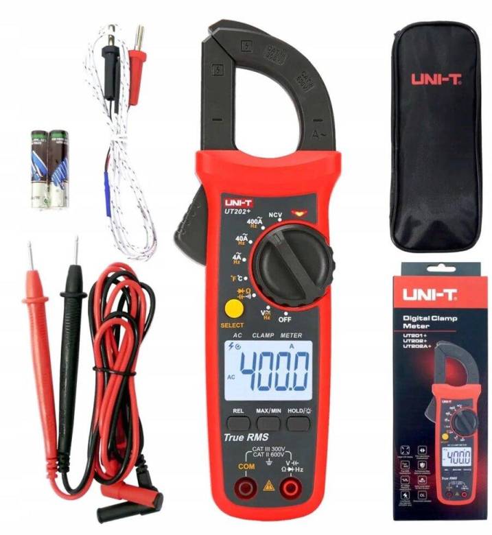 Токоизмерительные клещи Uni-t UT202+, мультиметр, тестер - фото фото фото 0