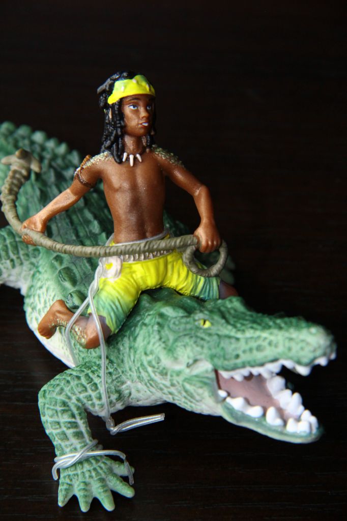 крокодил  (серия Баялла) SCHLEICH 90-100мм ФРГ - фото фото фото 0