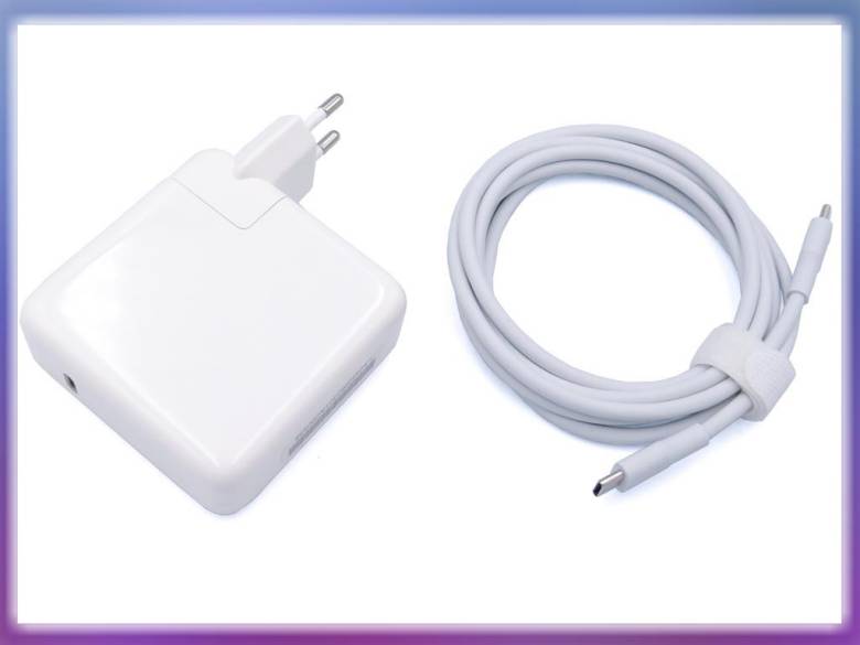 Блок питания для APPLE A1708, A1706, A1718 USB-C (USB 3.1) 61W A1718 - фото фото фото 1