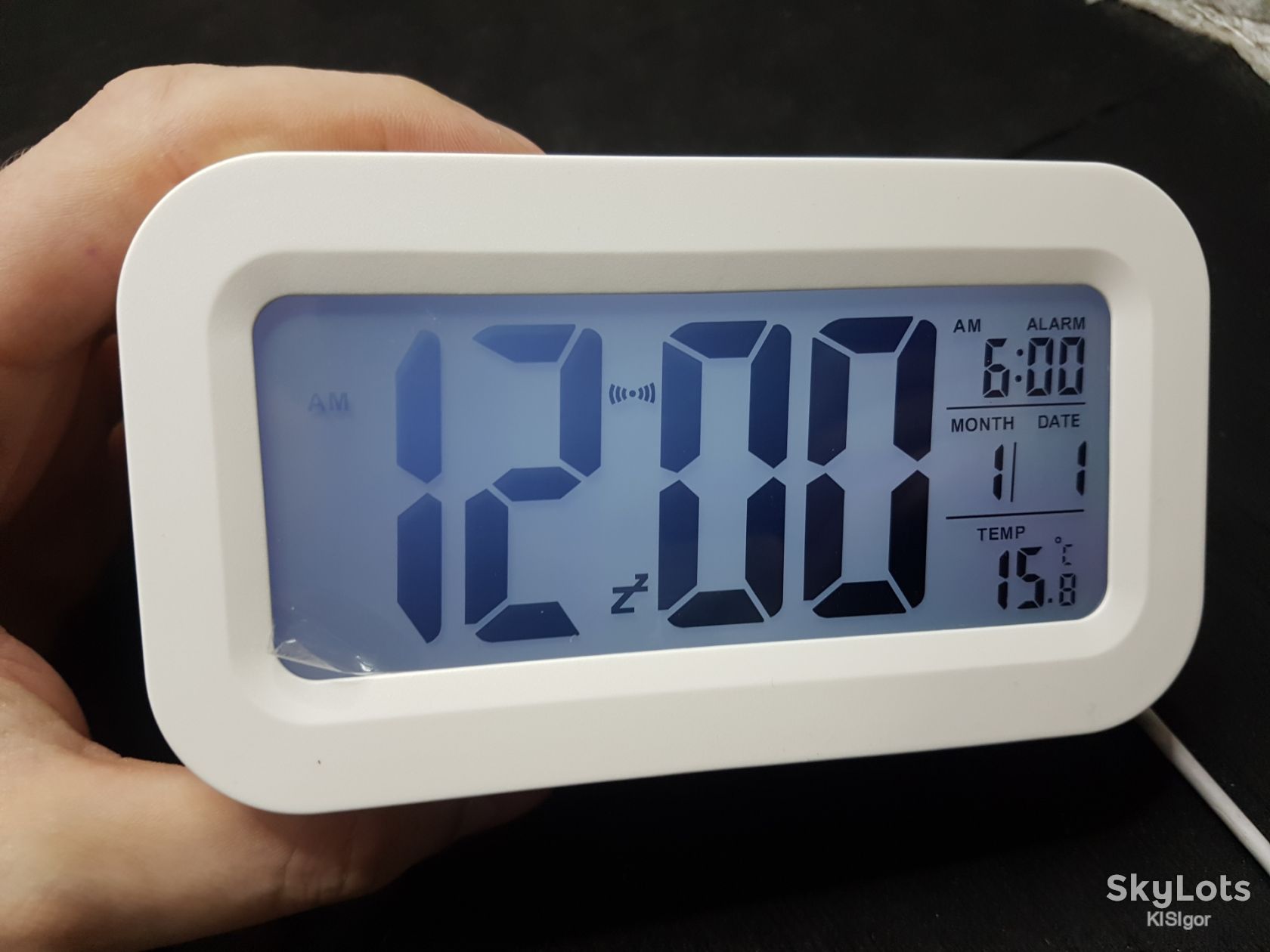 Цифровий настільний годинник-будильник Time Alarm Clock *80934 - фото фото фото 5
