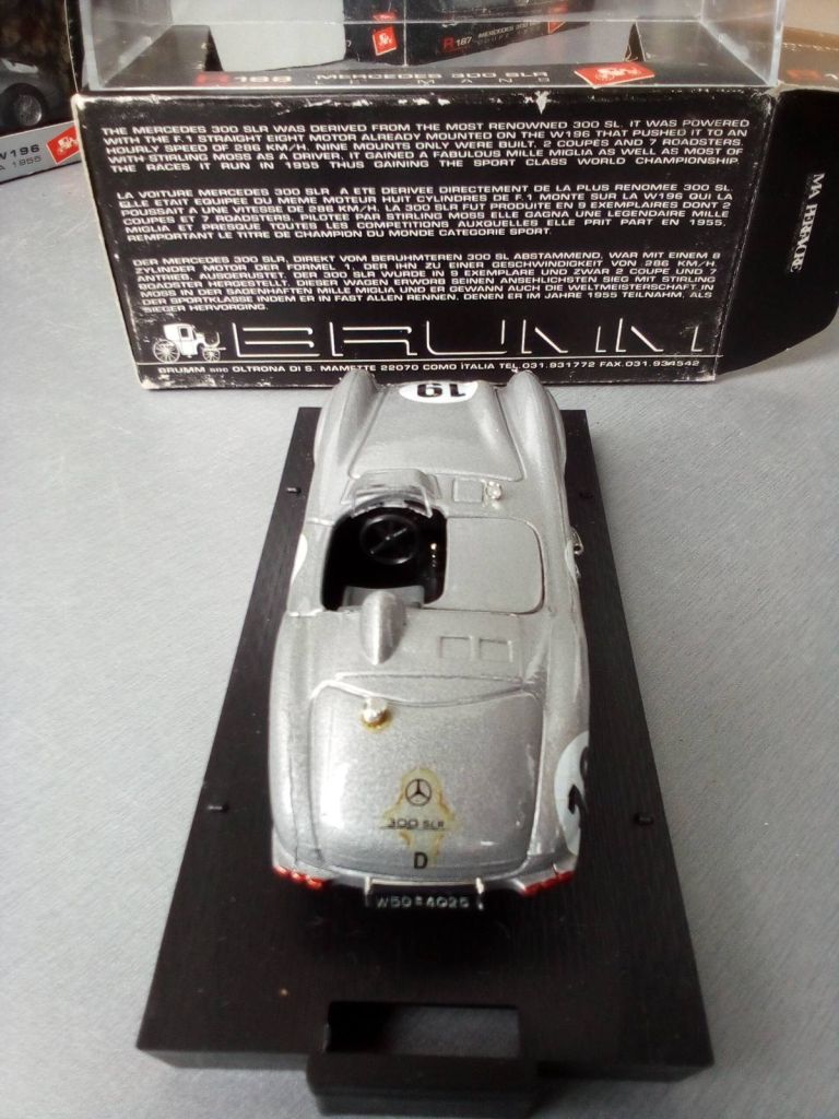 Brumm 1:43 Mercedes Benz 300 SLR #19 Le Mans - фото фото фото 3