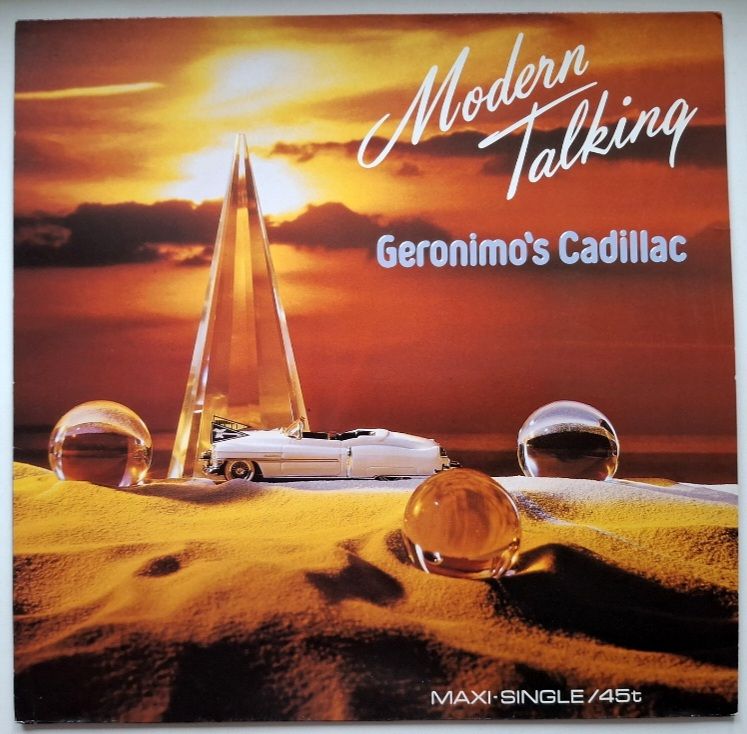 Modern Talking - Geronimo's Cadillac - 1986.  (EP). 12. Vinyl. Пластинка. Germany. - фото фото фото 0