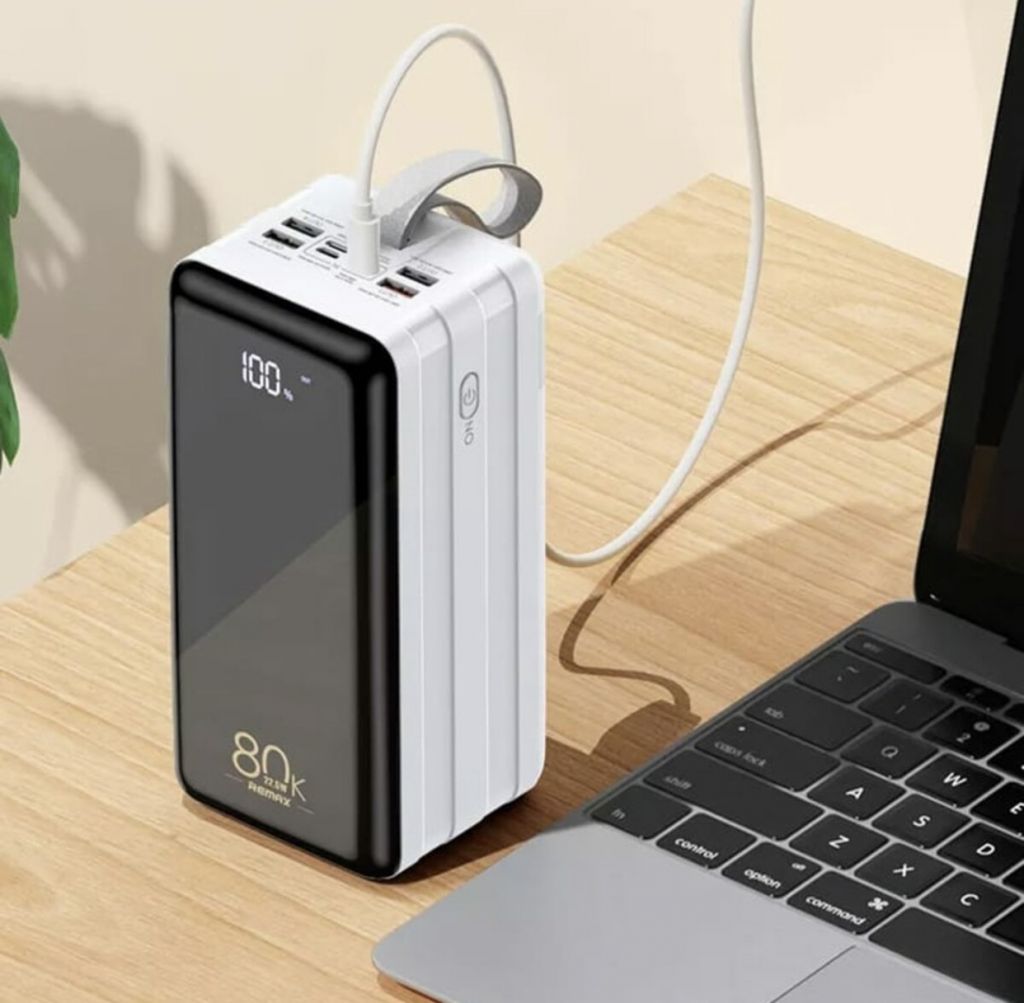 POWERBANK 80000mah REMAX fast charging RPP-291 WHITE - фото фото фото 2