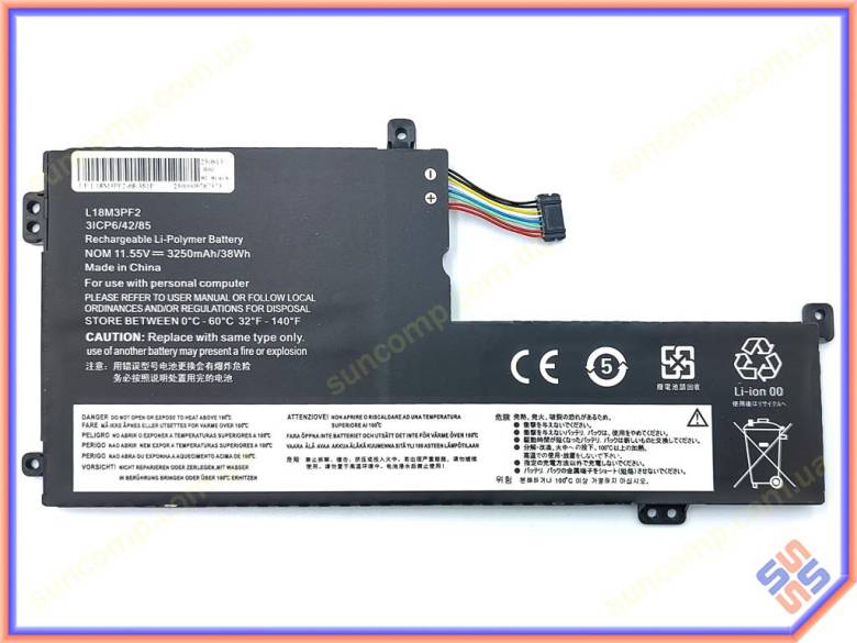 Батарея L18M3PF2 для Lenovo IdeaPad L340-15API, L340-15IWL, V340-17IWL, L340-17API (L18D3PF1 L18L3PF - фото фото фото 1