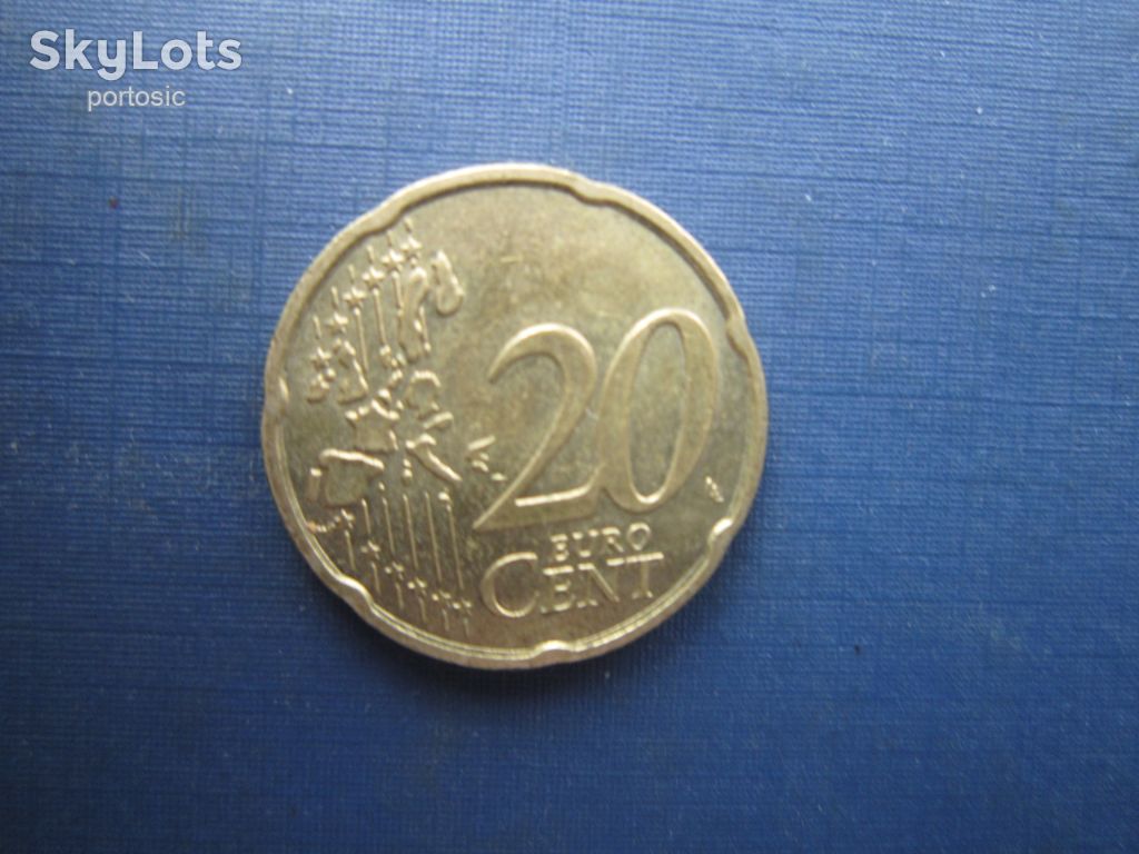 Монета 20 євроцентів Німеччина 2002 J - фото фото фото 1