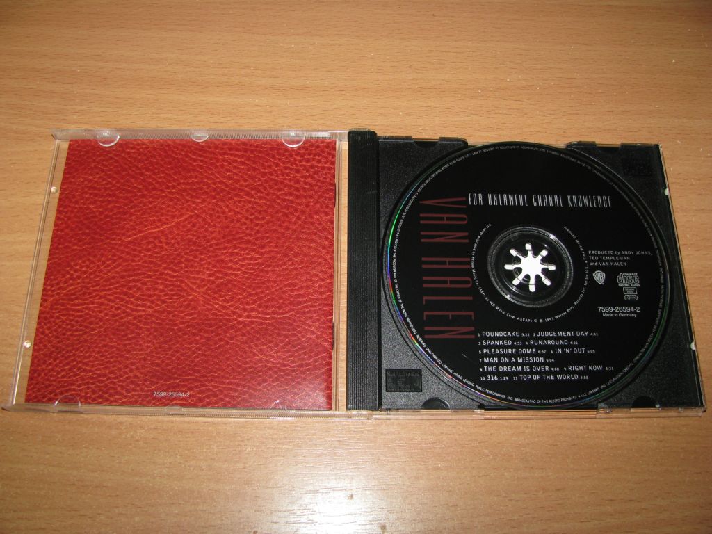 VAN HALEN - For Unlawful Carnal Knowledge  (1991 Warner Bros, Germany) - фото фото фото 1