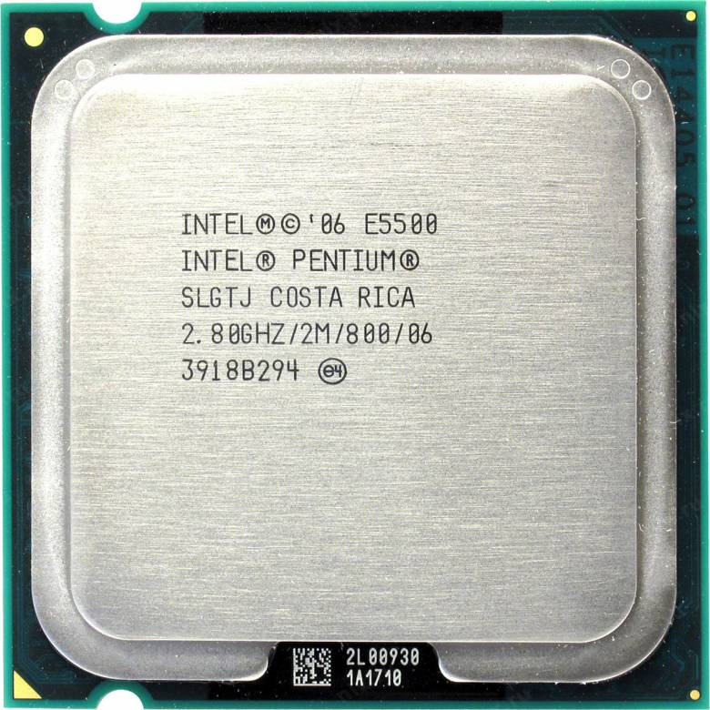 Процесор Pentium Dual-Core E5500 2.8 GHz/2M/800MHz - фото фото фото 0
