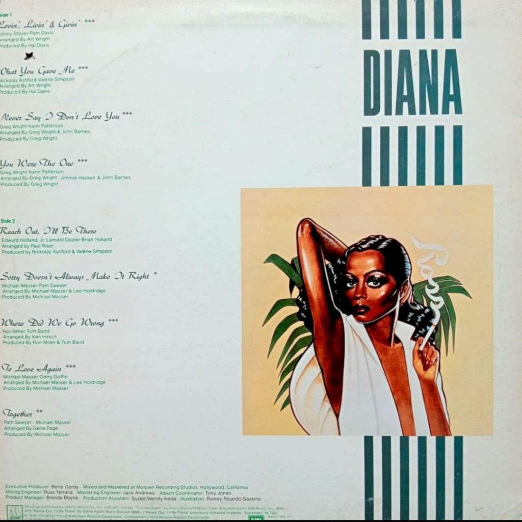 Diana Ross - Ross - 1978.  (LP). 12. Vinyl. Пластинка. Italy. - фото фото фото 1