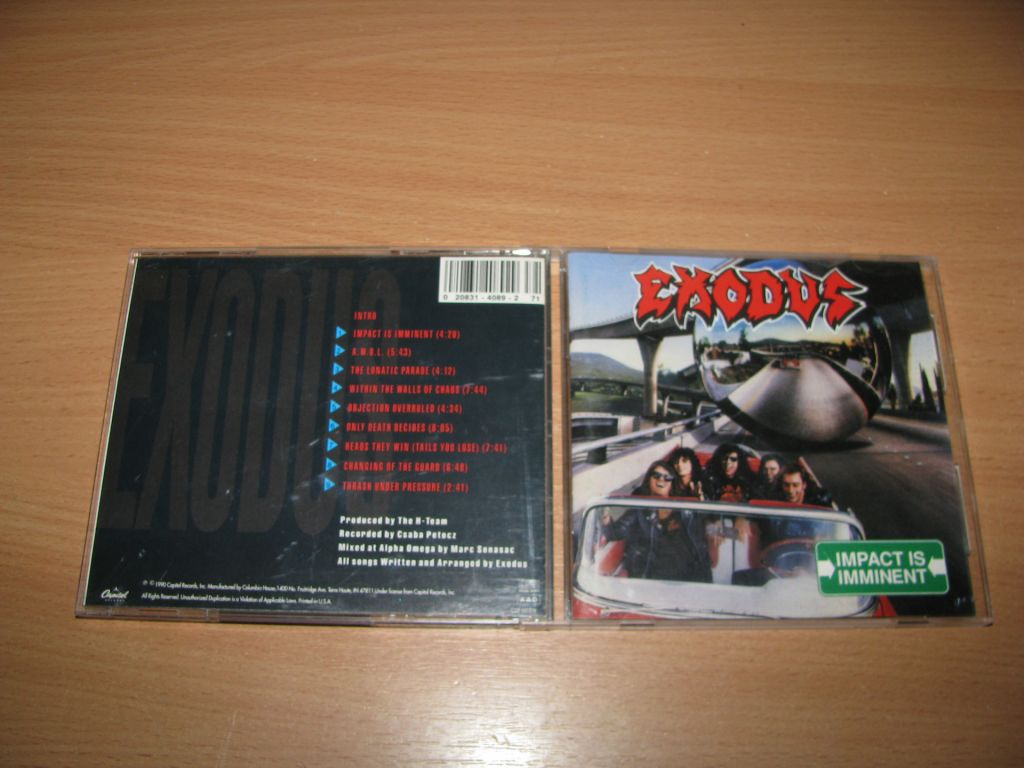 EXODUS - Impact Is Imminent  (1990 Capitol 1st press,USA) - фото фото фото 0