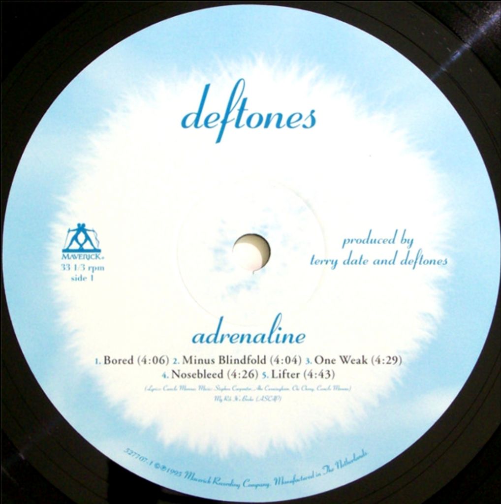 Deftones - Adrenaline - 1995.  (LP). 12. Vinyl. Пластинка. US. S/S. - фото фото фото 4