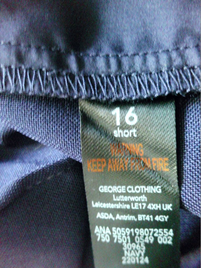 Новые синие  брюки "George" р.50 . - фото фото фото 9