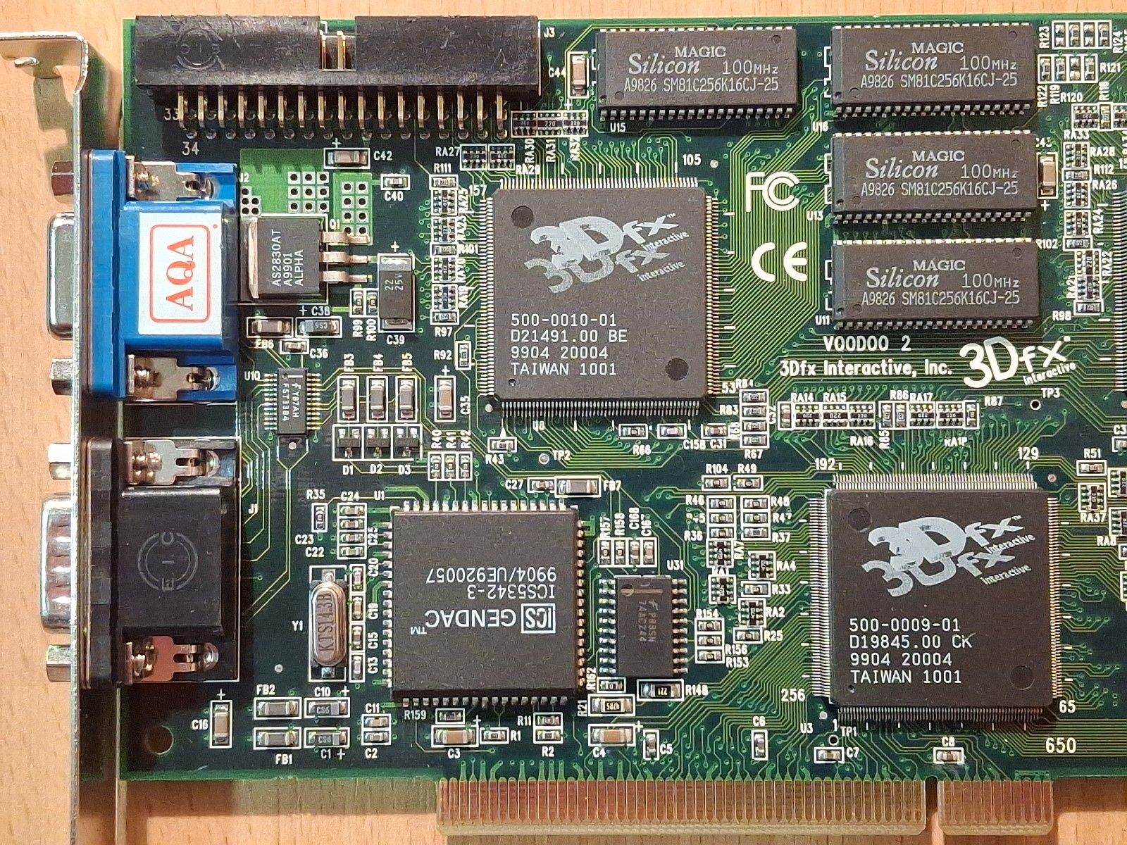 Видеокарта 3dfx Voodoo 2   (8Mb) A-Trend ATC-2455 PCI - фото фото фото 1
