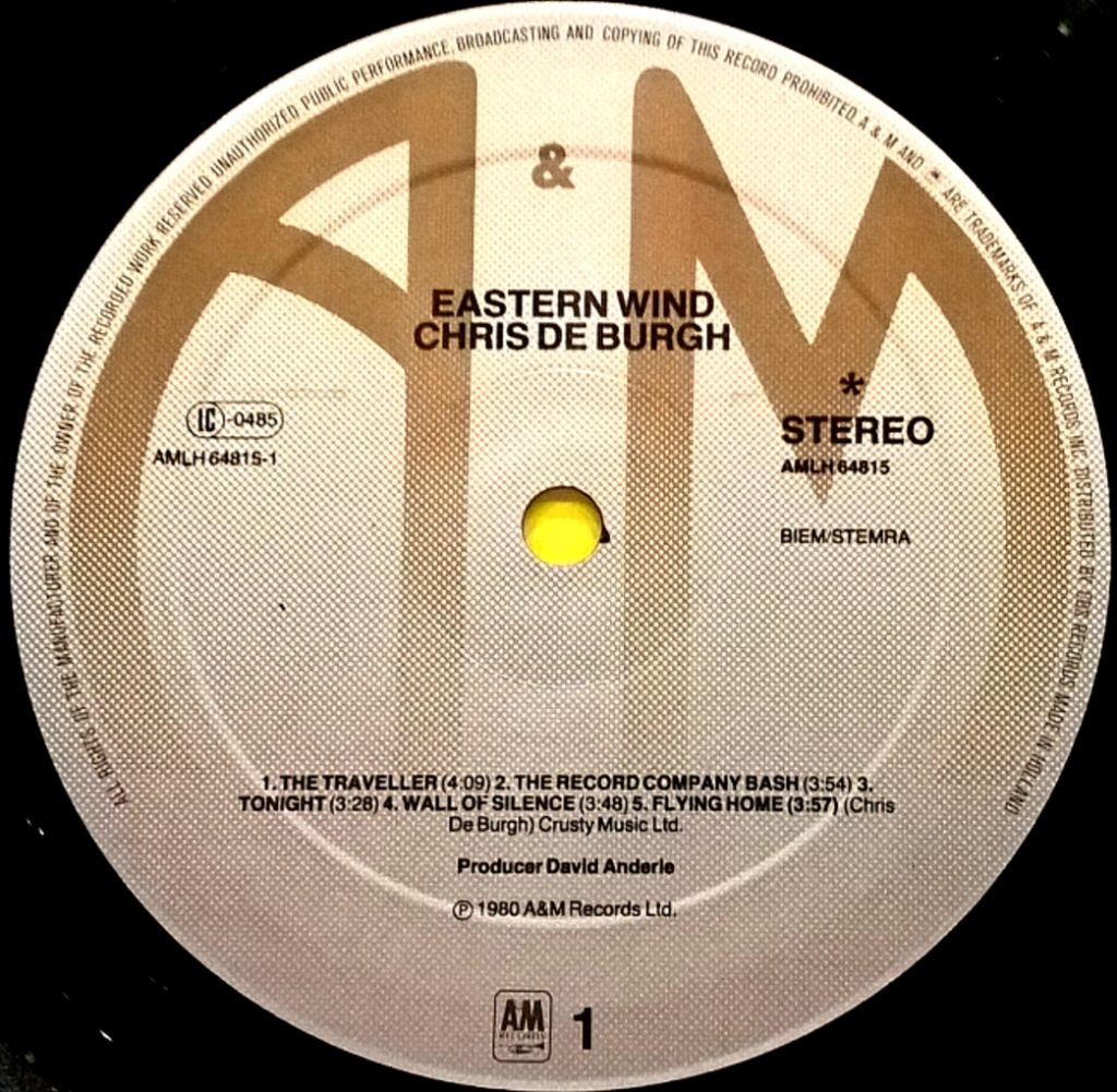 Chris de Burgh ‎- Eastern Wind - 1980.  (LP). 12. Vinyl. Пластинка. Holland. - фото фото фото 4