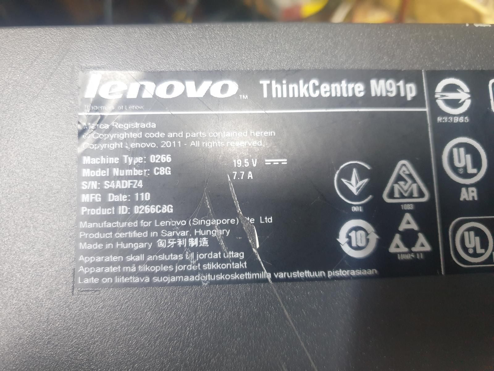 K5 Системний блок Lenovo ThinkCentre M91p          (i5-2400S) - фото фото фото 2