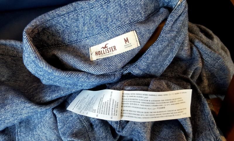 Байковая нежная рубашка hollister - фото фото фото 7