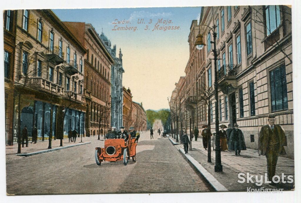 Поштівка Львів, вул. 3 мая. 1915 р. - фото фото фото 0