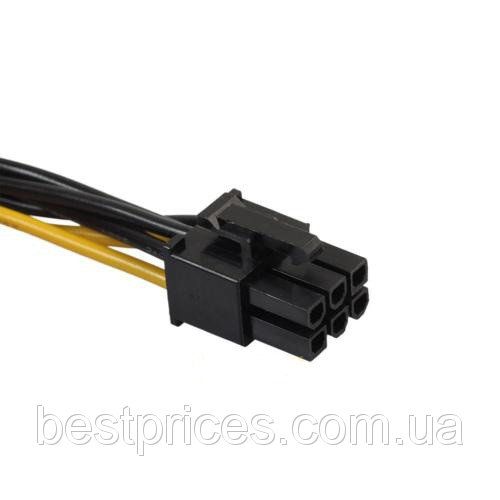 Кабель переходник питания для видеокарты Sata-6PIN - фото фото фото 1