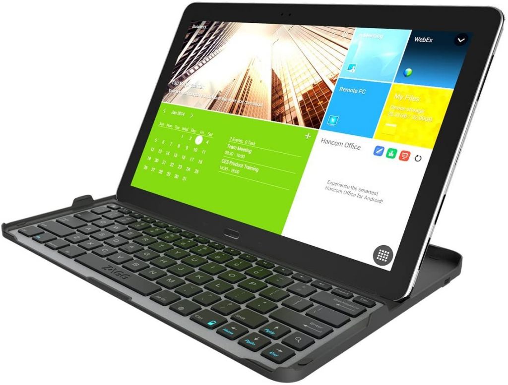 ZAGG Cover Fit - Bluetooth клавиатура - бампер для Samsung Galaxy Tab PRO - фото фото фото 3