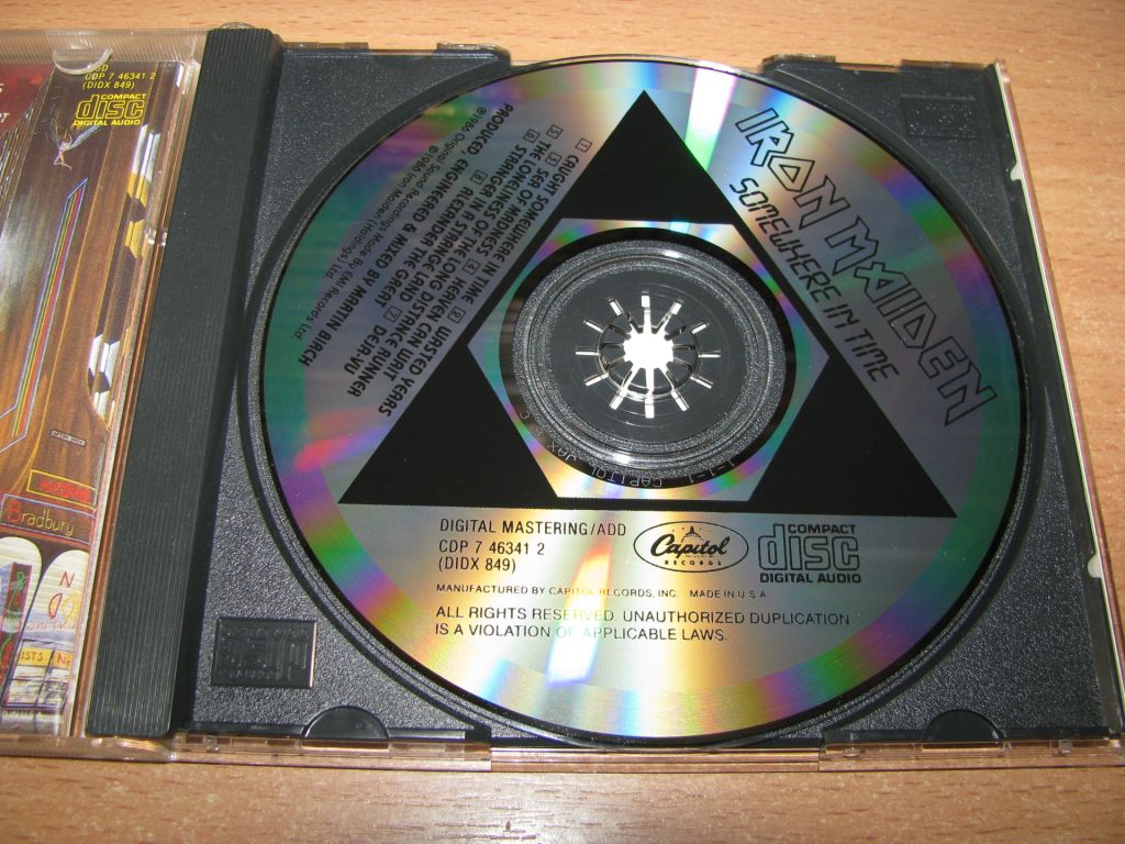 IRON MAIDEN - Somewhere In Time   (1986 EMI 1st press USA) - фото фото фото 2