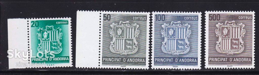 Андорра  1988 г - MNH - геральдика - фото фото фото 0