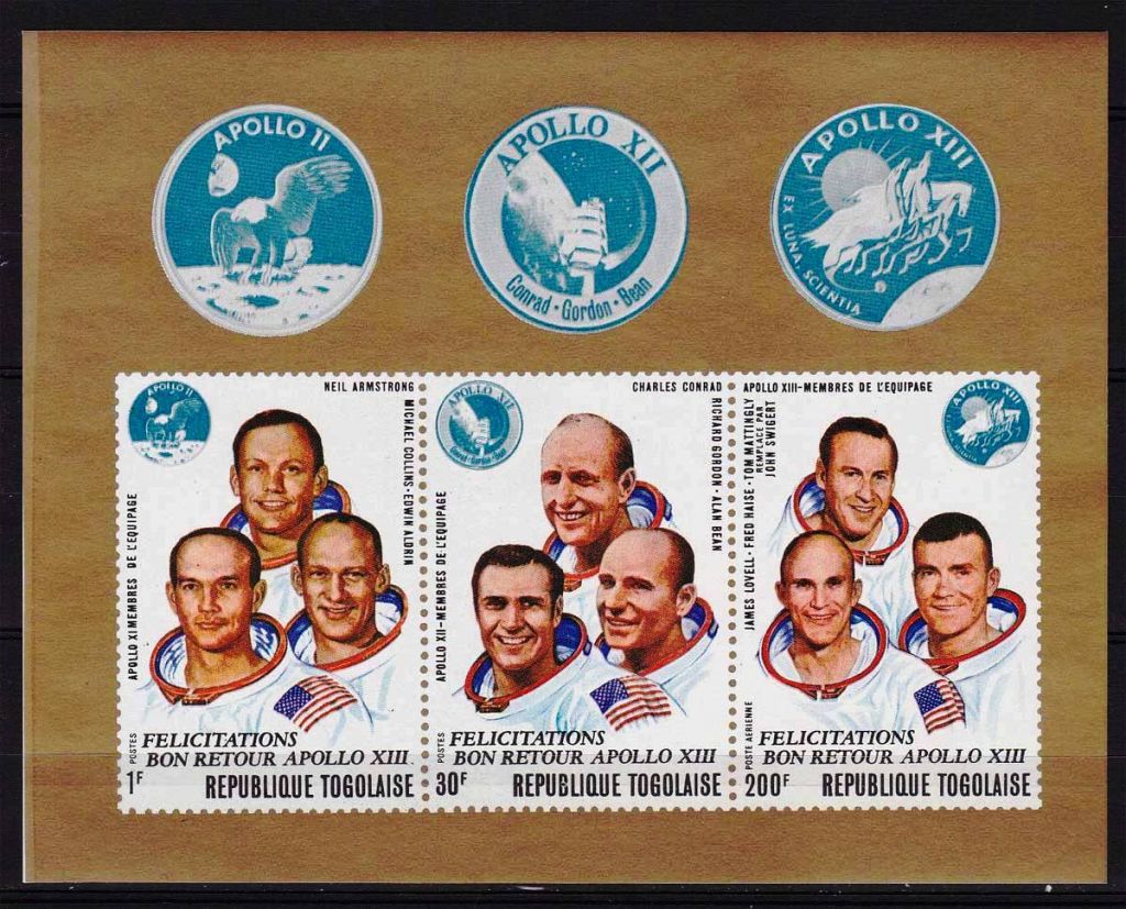 Космос . Того 1970 г  MNH - блок - фото фото фото 0