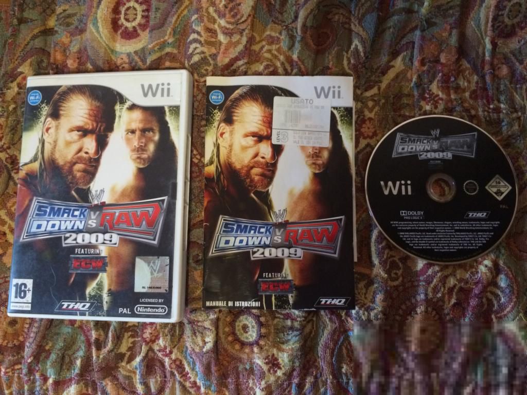 Игра на Nintendo Wii WWE "SmackDown vs. Raw 2009"      (PAL) - фото фото фото 0