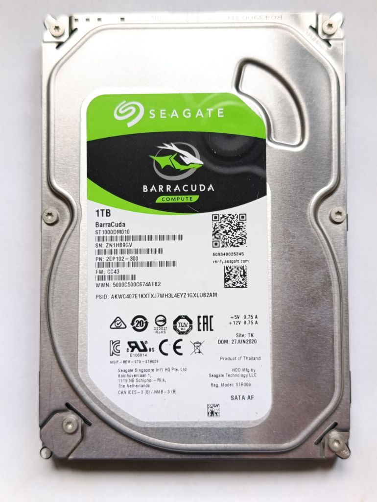 Жёсткий диск Seagate BarraCuda 1TB ST1000DM010 - фото фото фото 0